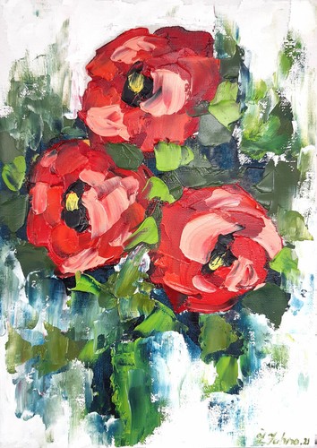 Peinture huile originale - à, l'huile