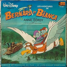 33t Walt Disney - Les Aventures De Bernard Et Bianca - Livre Disque - LP - 1977