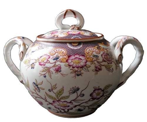 Gros sucrier porcelaine - gros,