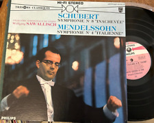 SAWALLISCH / SCHUBERT symp. no 8  MENDELSSOHN symp. no 4  / PHILIPS HI-FI STEREO