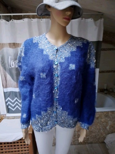 Magnifique pull mohair - magnifique, bleu