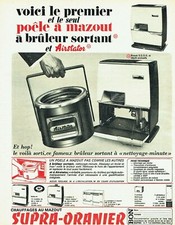 Publicité Advertising 320 1966 chauffage mazout Supra-Oranier  bruleur Airstator