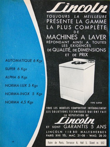 Publicité presse 1963 - de,
