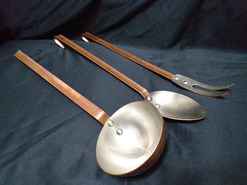 Lot couverts en cuivre - couverts,