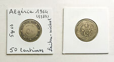 ALGERIE -  pièce de monnaie pour collection  50 centimes 1964 (1383 )