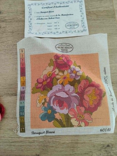 Tapisserie canevas aubusson - ,