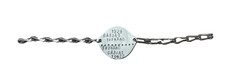 Bracelet plaque d'identité de