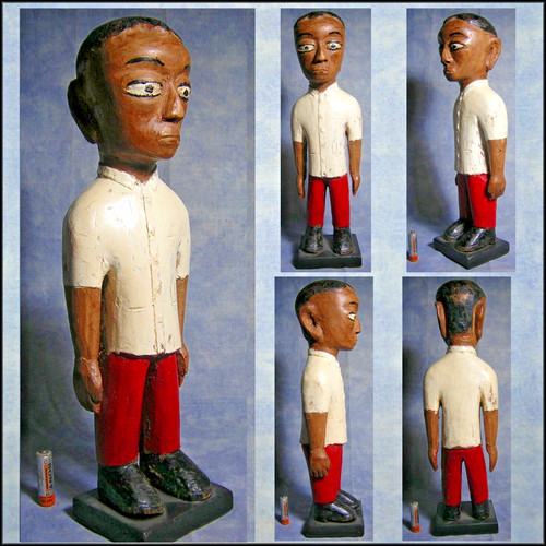Statue africaine colon baoule - statue,