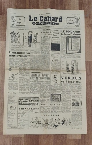 Canard enchaîné 1861 - canard,