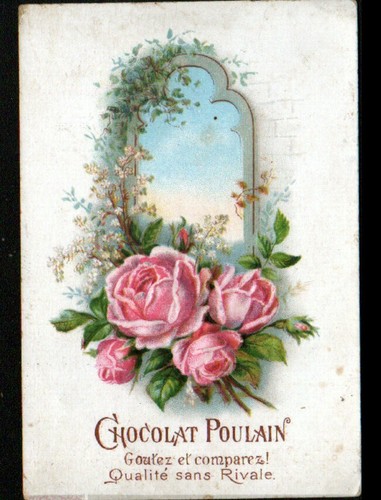 Image chromo gaufrée - gaufrée, chocolat