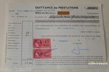 QUITTANCE de PRESTATIONS du