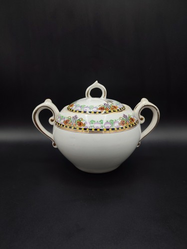 Sucrier porcelaine moulin - en,