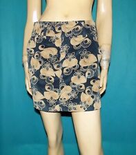 jupe DKNY en coton beige et bleu  taille 27 US ou 38 FR