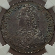 Louis XV Demi-écu aux