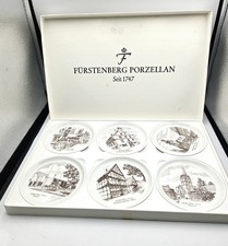 Coffret 6 Sous-Verres / Petites Assiettes FÜRSTENBERG Porcelaine Vintage