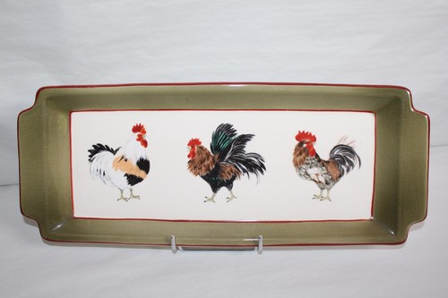 Plat cake faïence - plat, en