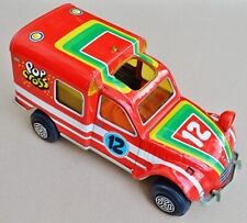 2CV CITROËN  POP CROSS / 12 → OBERTOYS / tôle + plastique / à friction