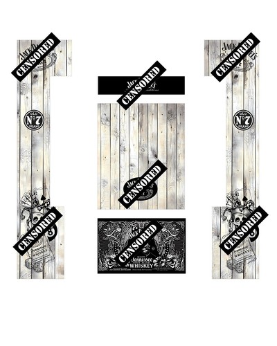Stickers dartboard mural jack - stickers,