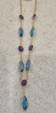 14k Yellow Gold Y Necklace