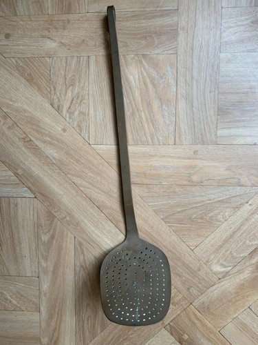 Ancien ecumoire egouttoir - ancien,