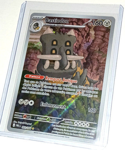 Carte pokémon bastiodon neuve - bastiodon,