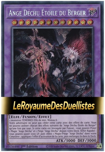 Deck ange déchu - yu-gi-oh!,