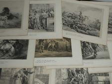 Horace Vernet - Ensemble de 10 lithographies sur le thème de la guerre 1820