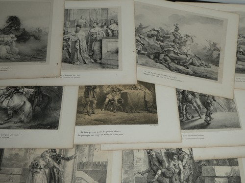 Horace vernet ensemble de 10 - de,