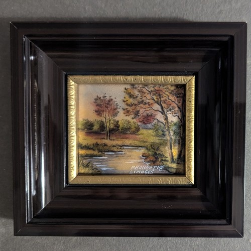 Tableau emaux limoges - tableau, de