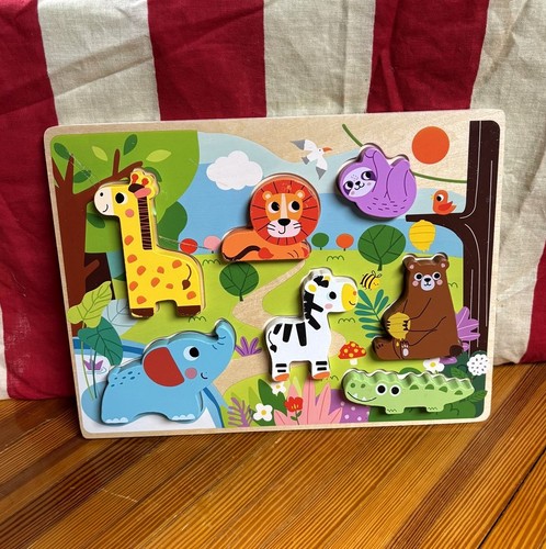Jungle animals wooden puzzle - jungle,