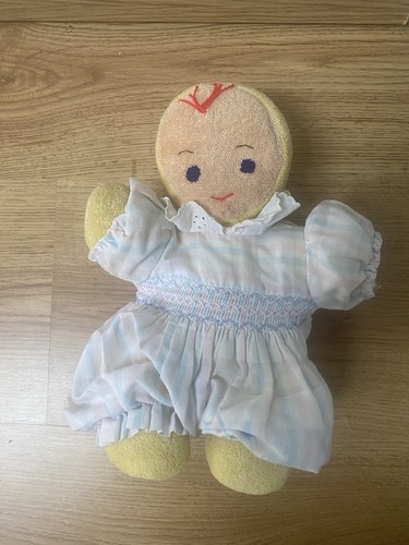 Poupée doudou vintage éponge - doudou,