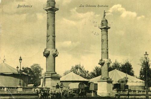 Carte bordeaux les colonnes - bordeaux,