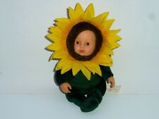 Poupée Tournesol Fleur Anne GEDDES 22cm - Vintage Poupon Tournesol Anne Geddes 