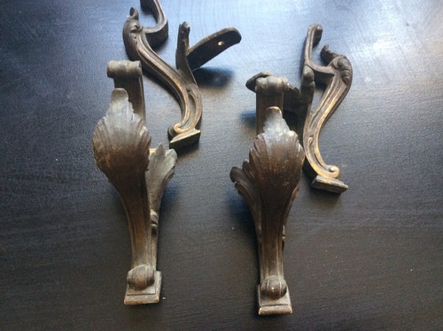 Lot pieds style louis xv - de,