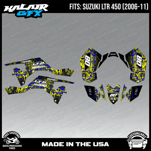 Graphics kit for suzuki atv - for,