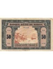 Maroc 50 Francs - 01-08-1943 -