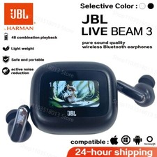 JBL-Casque Bluetooth sans fil LIVE BEAM 3, casque à réduction de bruit ANC,