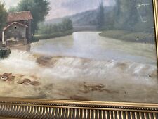 HST Huile Sur Toile BARBIZON XIX Cadre Ancien