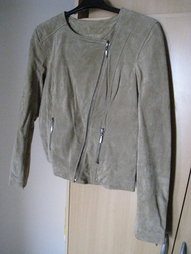 Blouson veste cuir véritable - blouson,