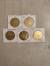 jetons touristiques MDP Divers Année 2022 Lot De 5