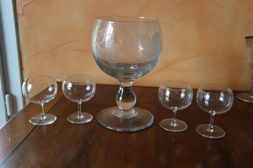 Coupe verre rince - coupe, raisin