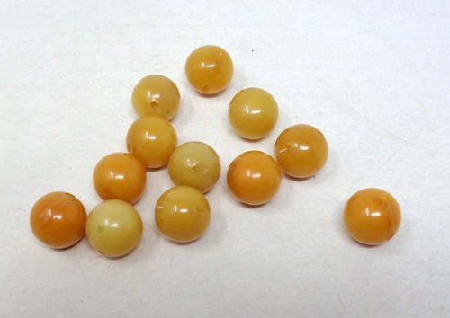 Lot perles anciennes en - 12,