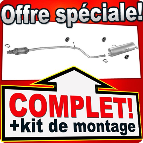 Echappement catalyseur pour - echappement, +