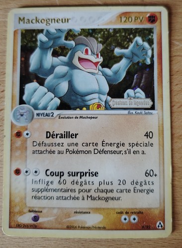 Carte pokemon mackogneur - carte,