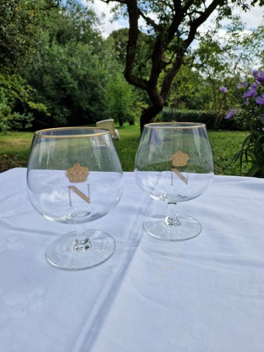 Anciens verre cognac - à,