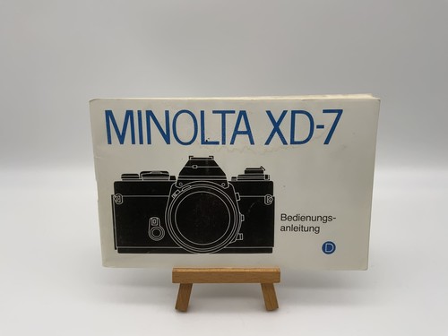 Minolta manuel - xd-7,