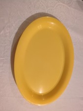 Plateau plastique jaune