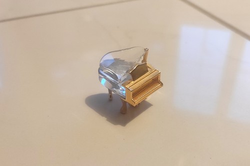 Piano miniature swarovski - piano,