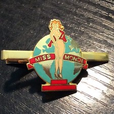 Gentleman Metal Simple Tie Clip Bar Clasp Practical  Sexy girl Miss World