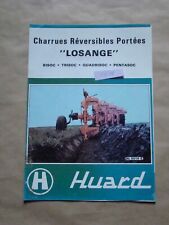 CC17 6 Pages Brochure Agricole HUARD no Tracteur IH SFV Fiat John Deere Hanomag